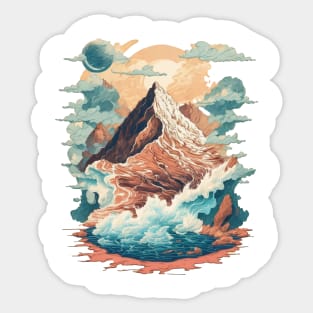 Kagawa Mountain Sticker